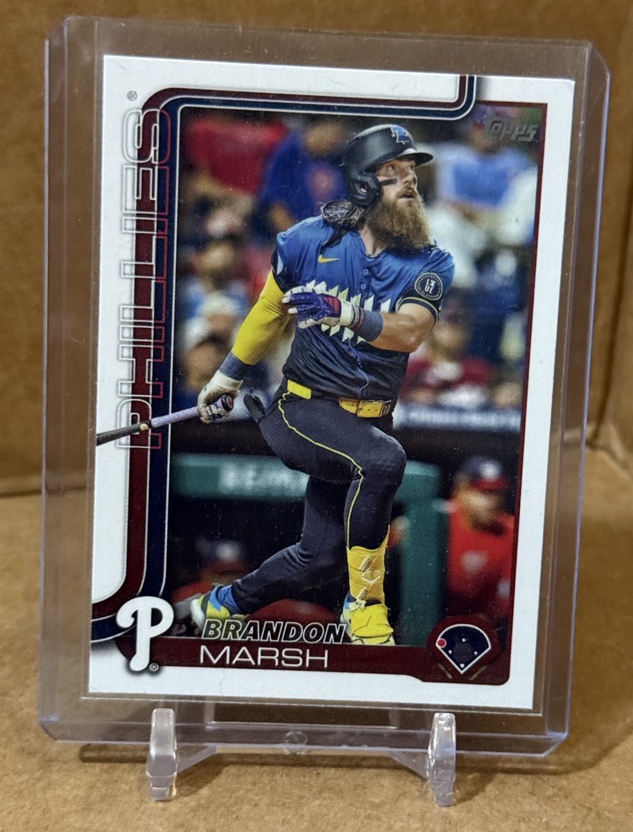 LukeTheDuke4009's tweet photo. Check out 2025 #Topps #SeriesOne #233 #BrandonMarsh #Philadelphia #Phillies #Baseball #Card #Philly #Phi https://t.co/wtsfCQJIcT #eBay via @eBay https://t.co/Rl9hoPXu4h
