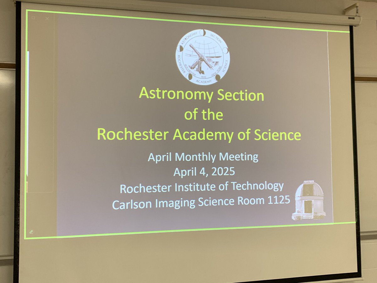 Just finished a 1-hour colloquium talk about galaxy evolution at the Astronomy Section of the Rochester Academy of Science!

I’m glad so many people asked me questions in this talk! It was so fun giving a long talk like this. ❤️