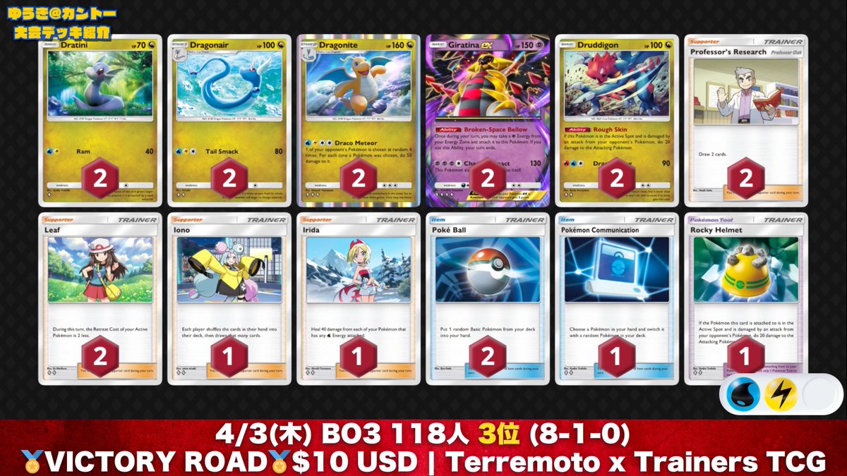 🏆「ギラティナex」入賞レシピまとめ② 〜 シャイニングハイ環境