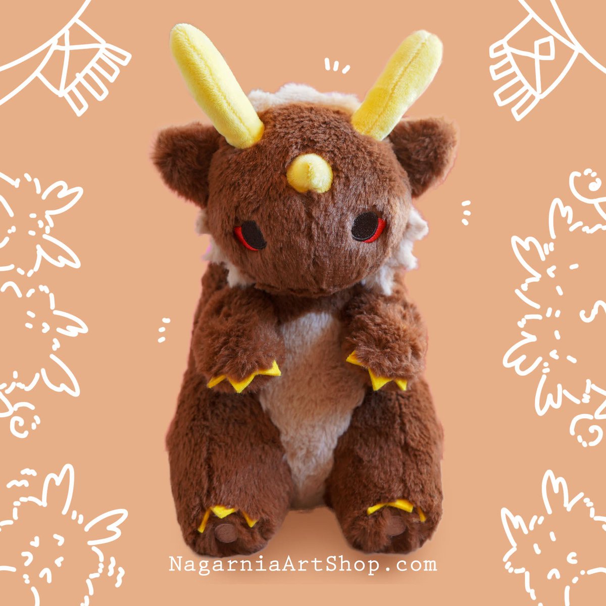 AshDrawsOC's tweet photo. @Nagarnia_art They are so cute! Would love the Zhongli plush 🩷 @PumpkabooPie https://t.co/8SHfJ3koCa