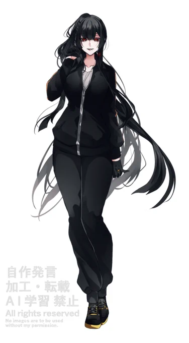 黒ジャージ 
