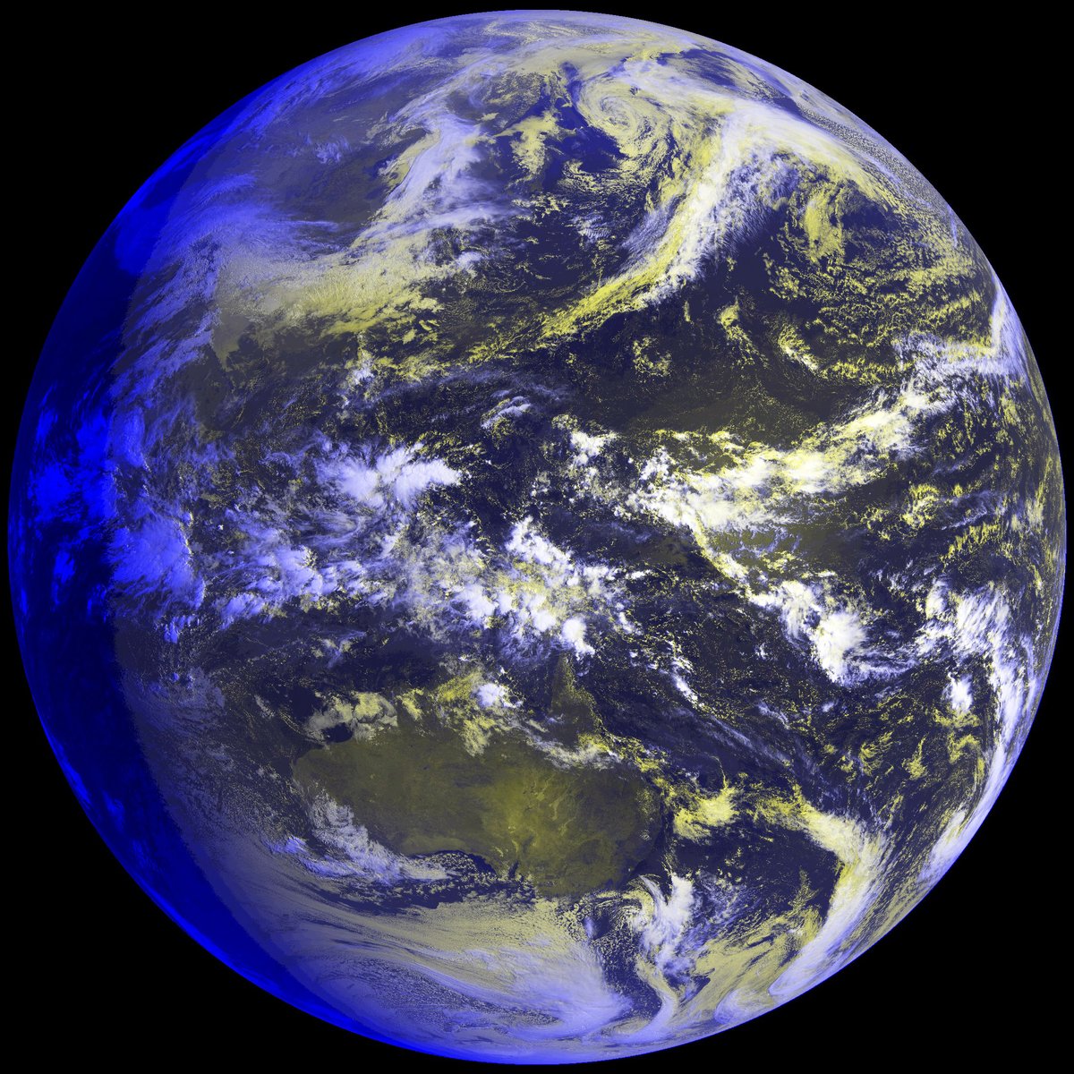 BenSKlerk1's tweet photo. #GOES18 (0UTC) 11am AEDT 5 April
#Hinawari9 rebroadcast (0:10UTC)
#ElektroL4 (0:30UTC)
#Satdump, #DiscoveryDish, #Airspy mini
#weather #LRIT #HRIT #Satellite #Australia #NewZealand #USA #Globe #Earth https://t.co/FJc35edKRE