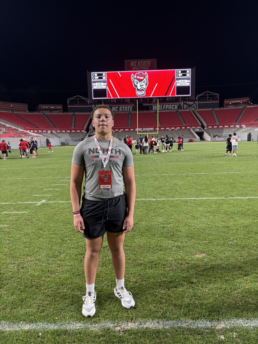 Kingston McCants (@mccantsbk55) on Twitter photo Had an amazing time <a href="/PackFootball/">NC State Football</a>
Thank you <a href="/_5tres/">Tyler Jones</a> for the invite, can’t wait to be back!
<a href="/RecruitNorthFB/">North Oconee Football Recruiting</a> <a href="/CoachAurandt/">Tyler Aurandt</a>
<a href="/chadblevins9/">chad blevins</a> <a href="/NO_DL_Coach/">Brad Williams</a>
<a href="/CoachDaniels06/">Coach Daniels</a> <a href="/RecruitNE_GA/">RecruitNE_GA</a> <a href="/RecruitGeorgia/">Recruit Georgia</a> <a href="/On3Recruits/">On3 Recruits</a> <a href="/ChadSimmons_/">ChadSimmons</a> Had an amazing time <a href="/PackFootball/">NC State Football</a>
Thank you <a href="/_5tres/">Tyler Jones</a> for the invite, can’t wait to be back!
<a href="/RecruitNorthFB/">North Oconee Football Recruiting</a> <a href="/CoachAurandt/">Tyler Aurandt</a>
<a href="/chadblevins9/">chad blevins</a> <a href="/NO_DL_Coach/">Brad Williams</a>
<a href="/CoachDaniels06/">Coach Daniels</a> <a href="/RecruitNE_GA/">RecruitNE_GA</a> <a href="/RecruitGeorgia/">Recruit Georgia</a> <a href="/On3Recruits/">On3 Recruits</a> <a href="/ChadSimmons_/">ChadSimmons</a>