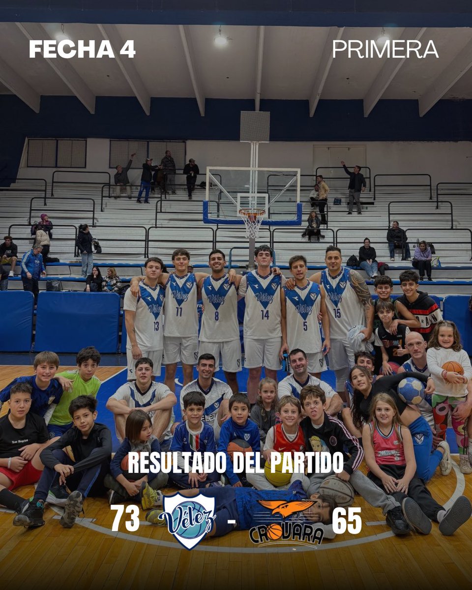 ¡GANÓ VÉLEZ! 🏀

Otra victoria para el Fortín 💪🏼💙
