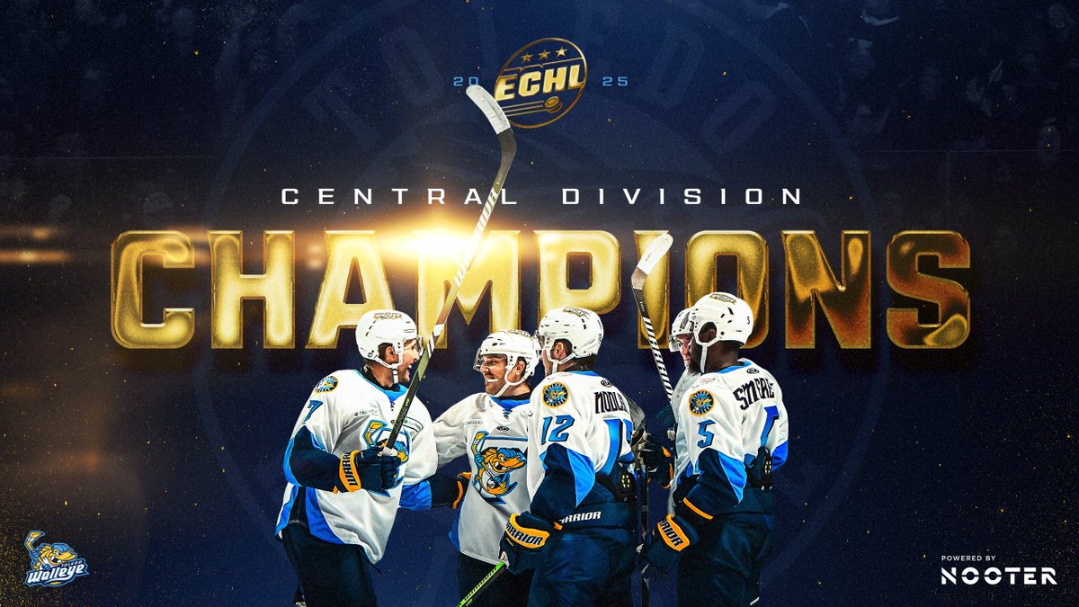 ToledoWalleye's tweet photo. Central Division: Clinched 
Playoffs: 🔜 https://t.co/AfIyMVXtH4