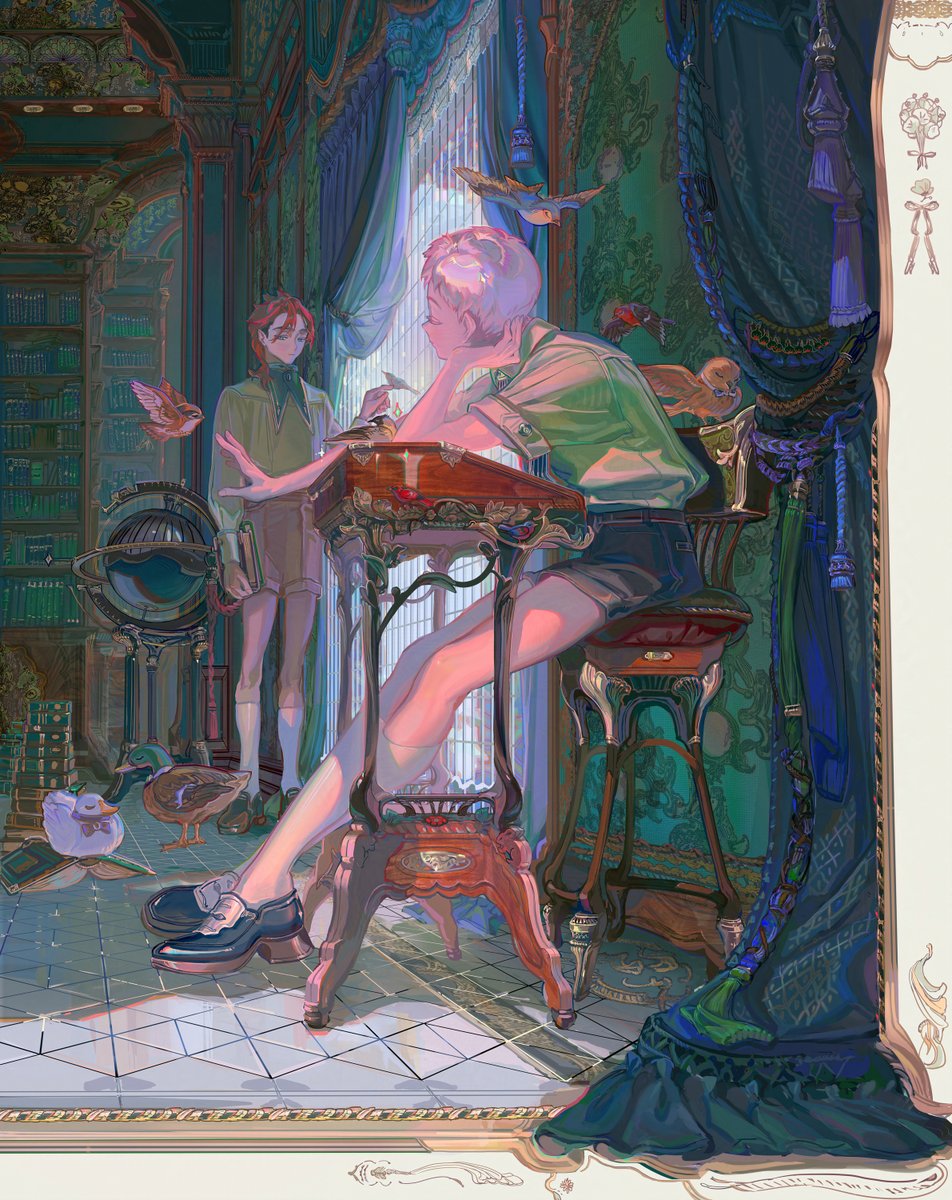 Garden birds in this small paradise 🕊️