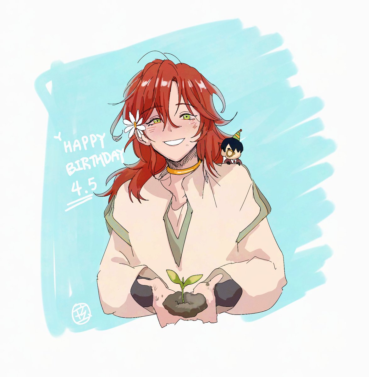 르곤이 생일 축하해🎂🎉🌱🌻