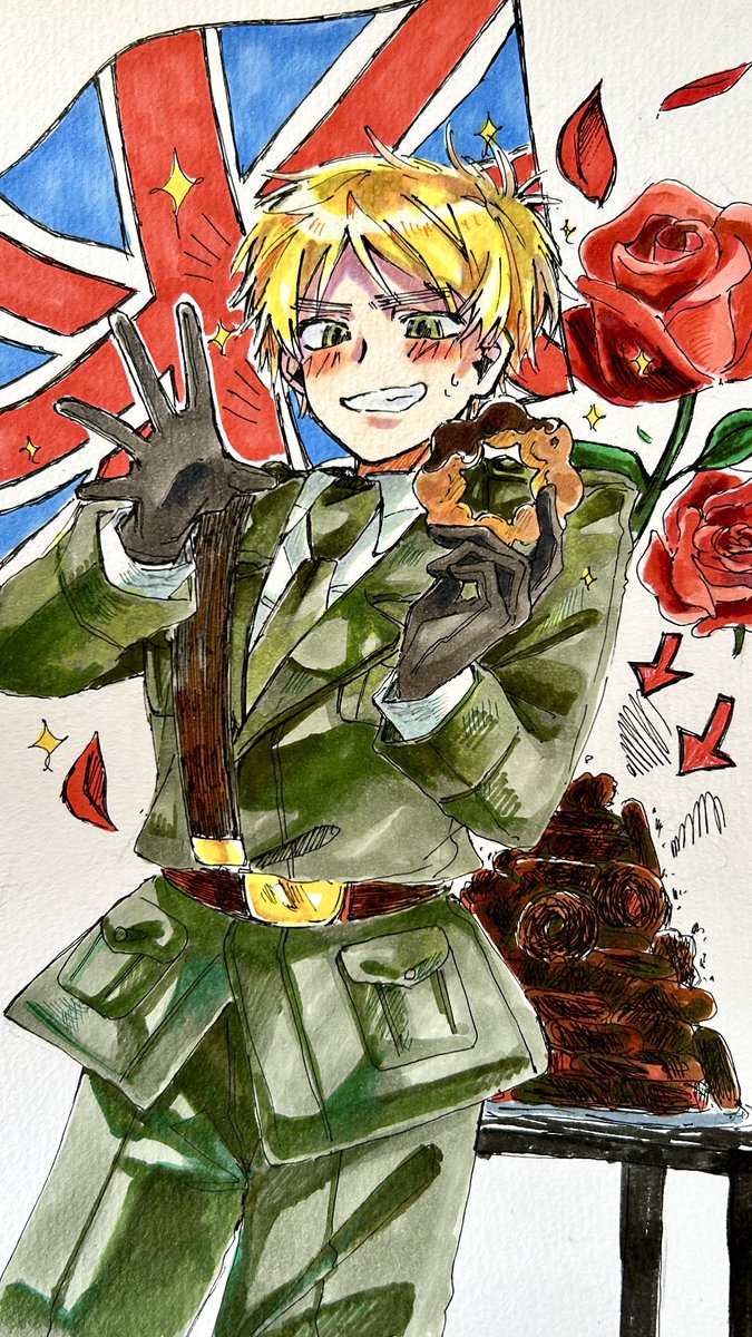 ドーナツ完成！！！！ ※タップ推奨 #ヘタリア #aph