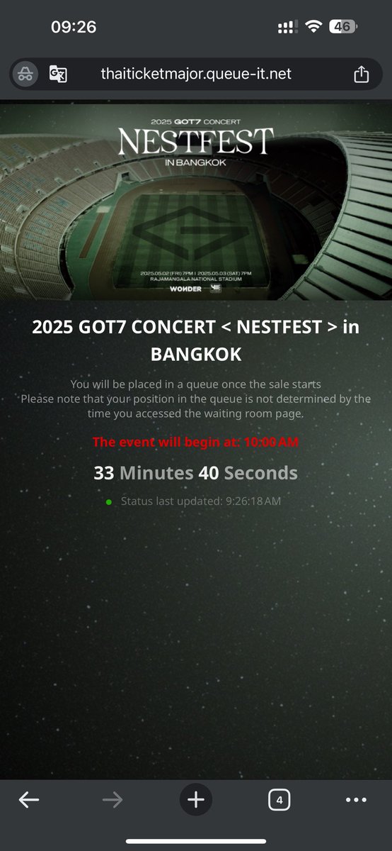frennpnr's tweet photo. ได้คิวก็สบายใจละ กัซรักกันด้วย 😍 #GOT7_NESTFESTinBKK https://t.co/VM7YsWId3N