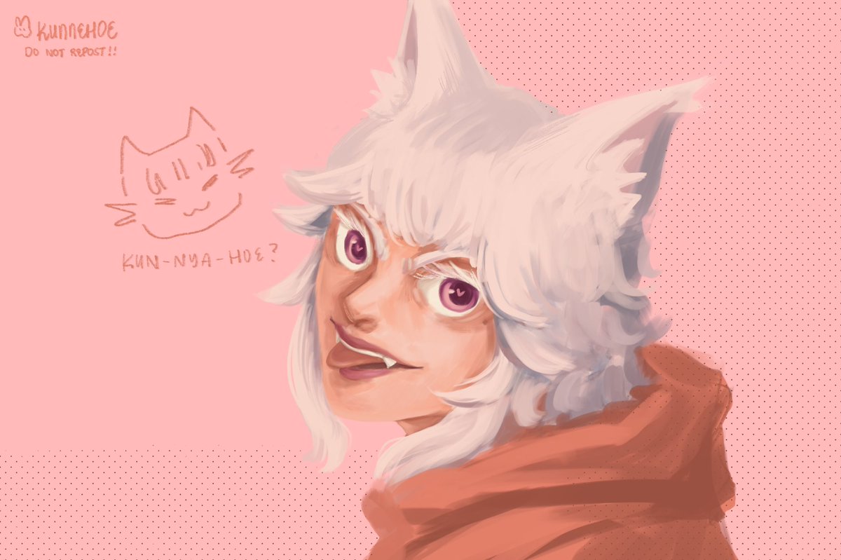 kunnehoe's tweet photo. Did I forget to post this here?
Yes 🐱

But throwback to my cat model for April fools back in my streaming days 2-3? Years ago?? I dont even know anymore hhhhh 🫠

Painted this while waiting and rotting at the dentist’s 🤧 https://t.co/ZYCm3OQWOU