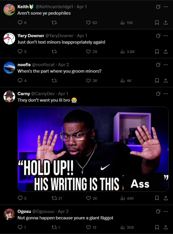 inteledits's tweet photo. Am I the only one that's starting to think that this guy and his community are scumbags https://t.co/ckTzyC1Np8