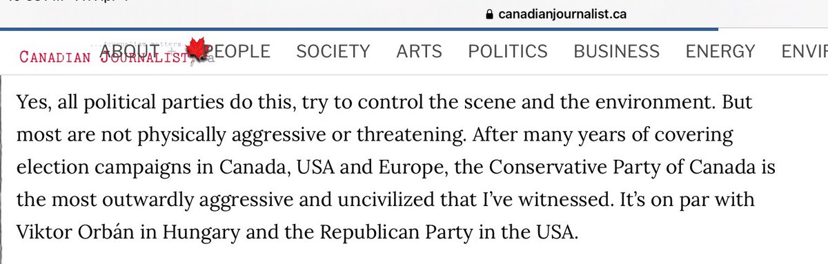 <a href="/1MikeMorris/">Mike Morris</a> Thanks for sharing this. 
Given Poilievre’s attitude, you’d expect something like this filtering down from above. 
Still, the article made an impact - just didn’t expect Poilievre’s team to push this aggressiveness so far.
Can’t imagine this bunch in power.