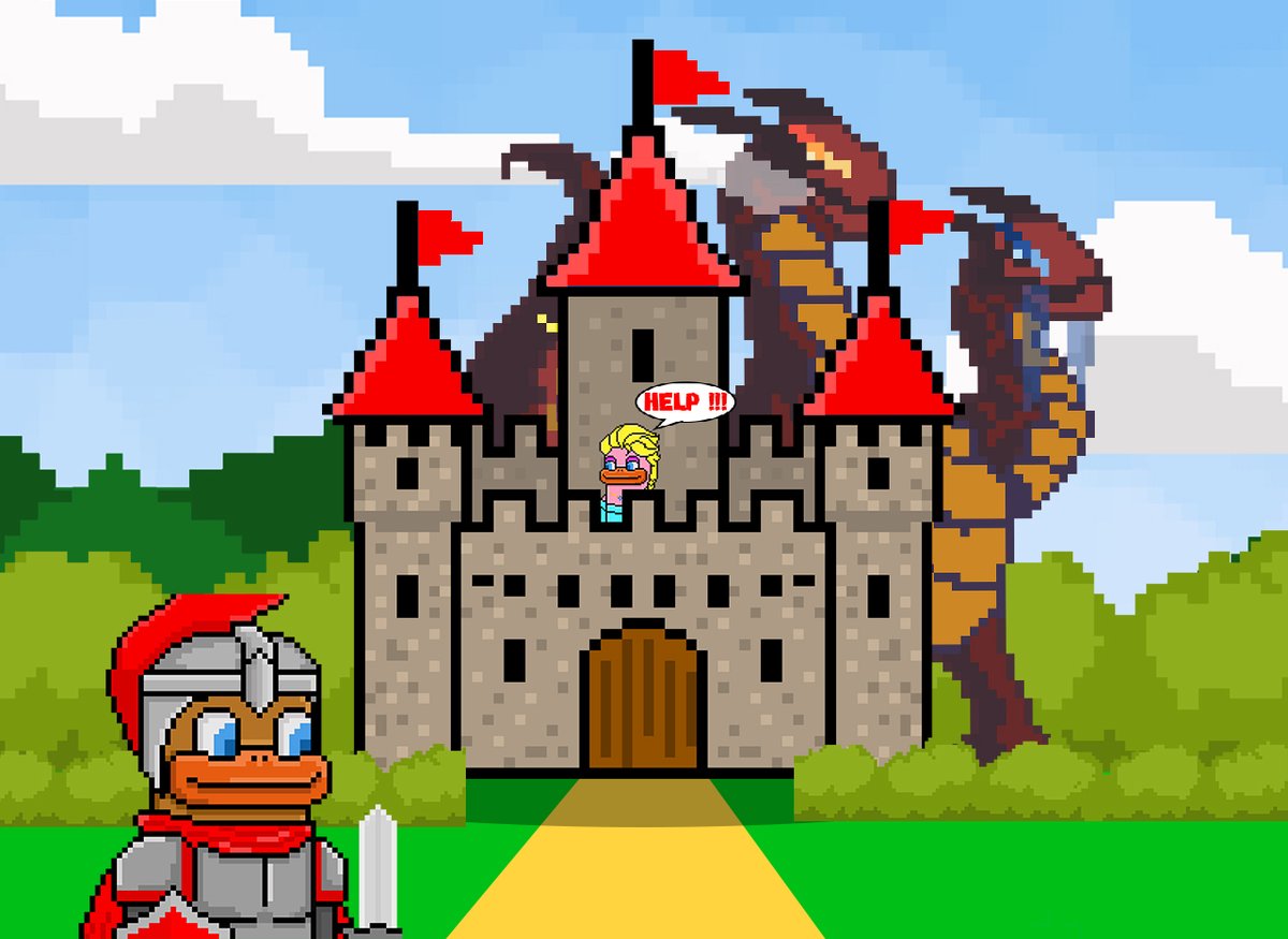 Le_Canard69's tweet photo. Oh no 😱 the princess is being held captive by the dragon. help princess with:

Mint Baby @SuiDuckz NFT 🐣➡️ https://t.co/vSbPWorgYv

Trade Baby @SuiDuckz NFT 🐣➡️ https://t.co/yEA7aOTDxb https://t.co/G4dNYHf7K9