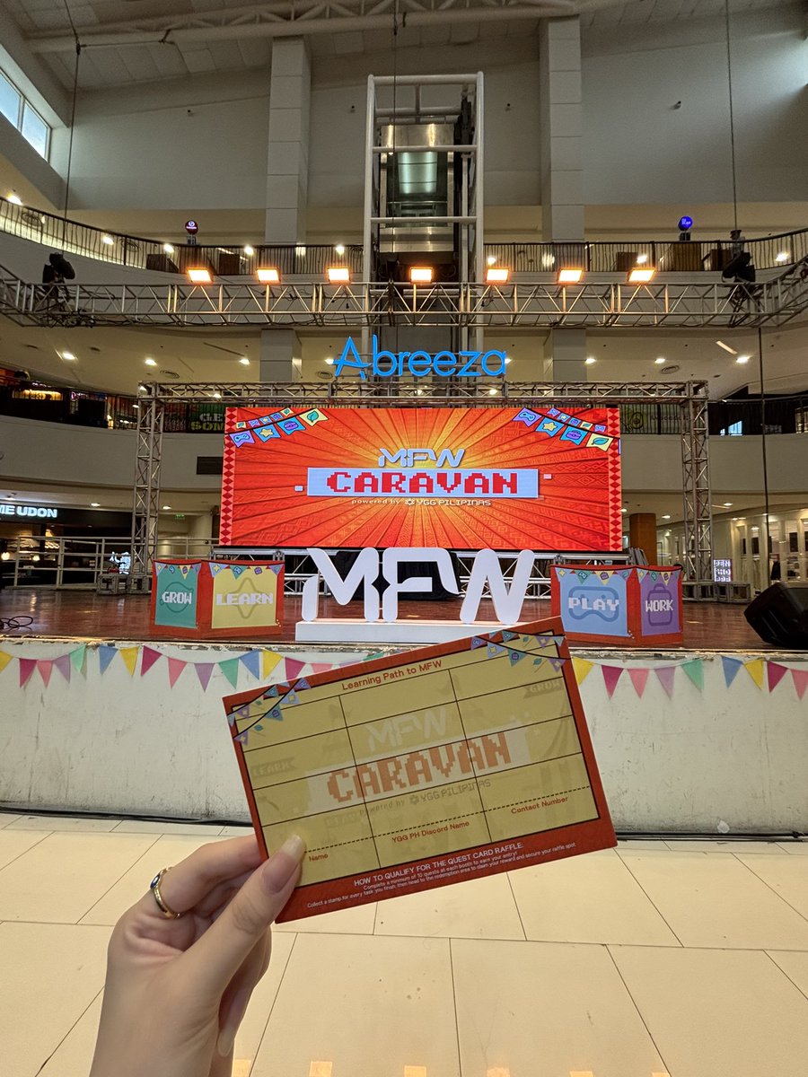 MFWCaravan's tweet photo. Nandito na kami sa Ayala Malls Abreeza, Davao City para sa MFW Caravan!

Tara, pumunta ka na dito! 👉 https://t.co/jgDNWBHqS5 https://t.co/7kyexl8MxY