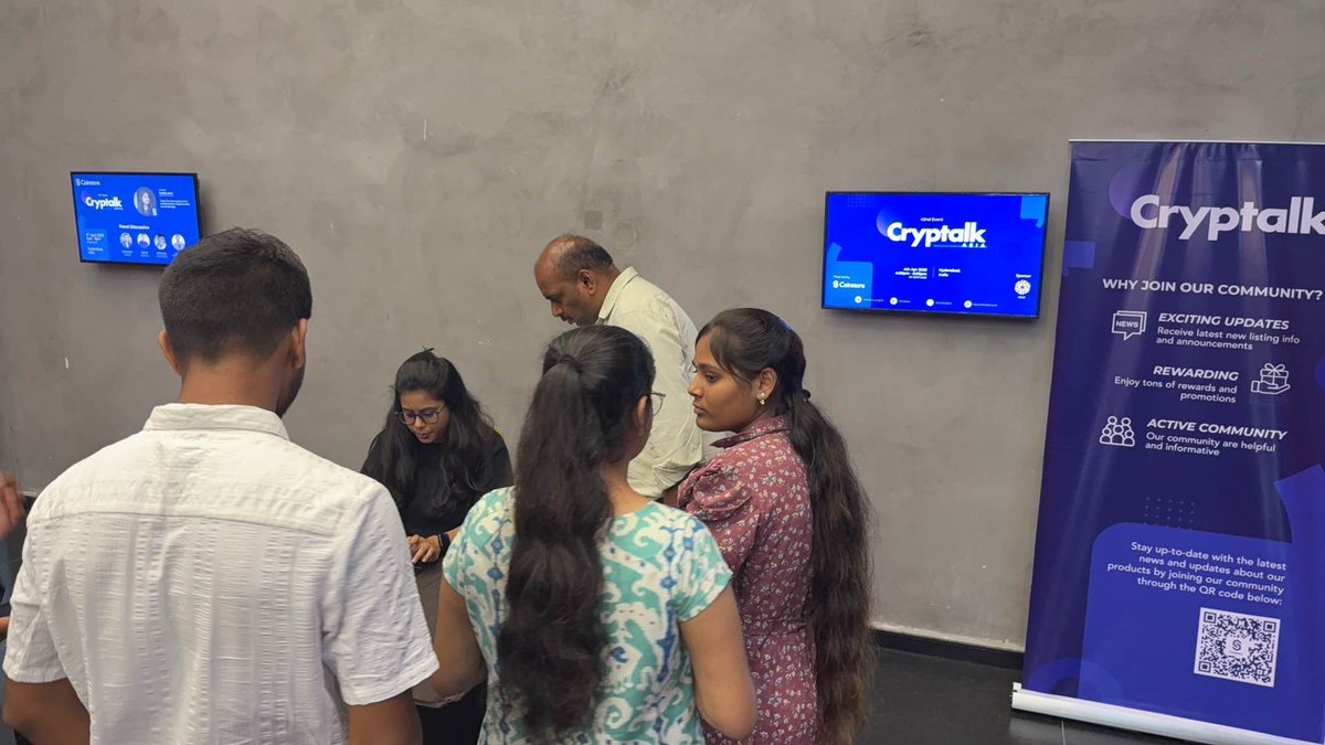🚀 What an incredible #Cryptalk in #Hyderabad!

🔥 Engaging discussions, brilliant minds, and an electrifying atmosphere—thank you to everyone who joined us!

Stay tuned for more exciting events. Where should we head next? 🌍