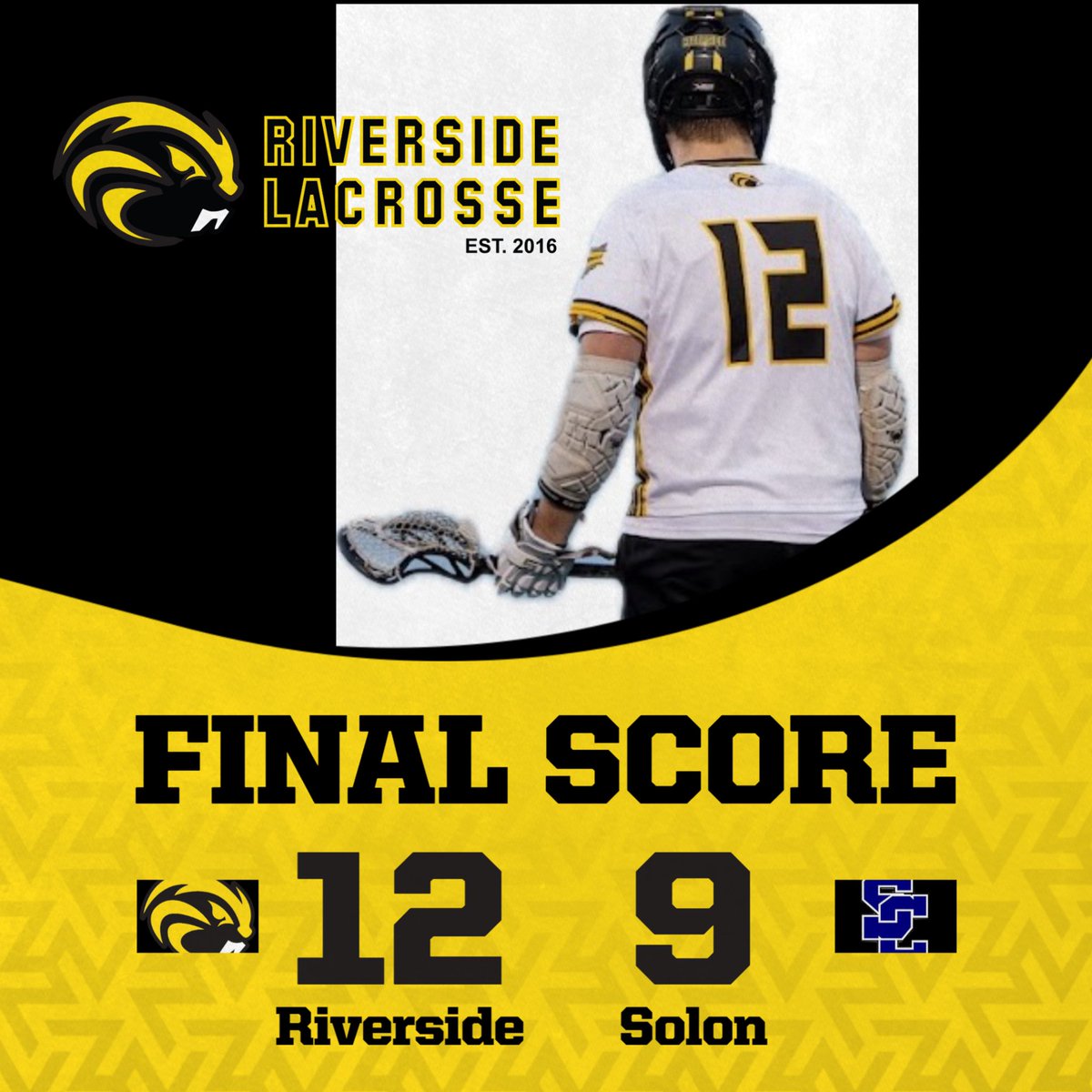 Riverside Lacrosse (@1rhslax) on Twitter photo Boys come away with a road win. Probably went 12 for 45 shooting in total, but huge shout out to Cole Santee with 5 π₯
! <a href="/Riverside_athl/">Riverside Athletics</a> <a href="/OhioBoysLax/">Ohio Boys Lax Report</a> Boys come away with a road win. Probably went 12 for 45 shooting in total, but huge shout out to Cole Santee with 5 π₯
! <a href="/Riverside_athl/">Riverside Athletics</a> <a href="/OhioBoysLax/">Ohio Boys Lax Report</a>