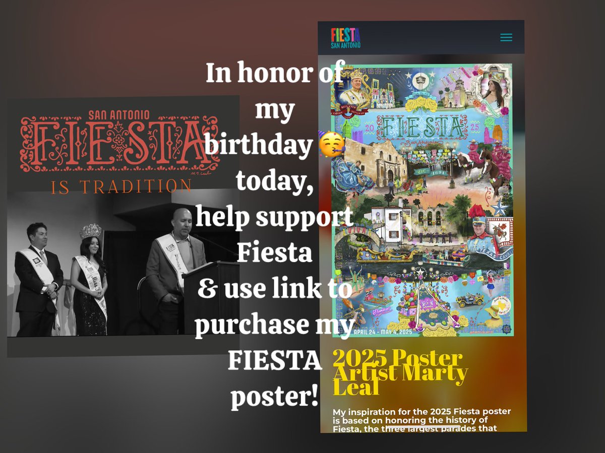 marty3099's tweet photo. Fiesta is tradition in San Antonio!
They are also a nonprofit raises money for scholarships and other programs!
ππSee photo below:π₯³π₯³
#fiesta #nonprofit #finalfoursa
Link π:
https://t.co/VlPOp4gV62 https://t.co/NxpObo4vgh