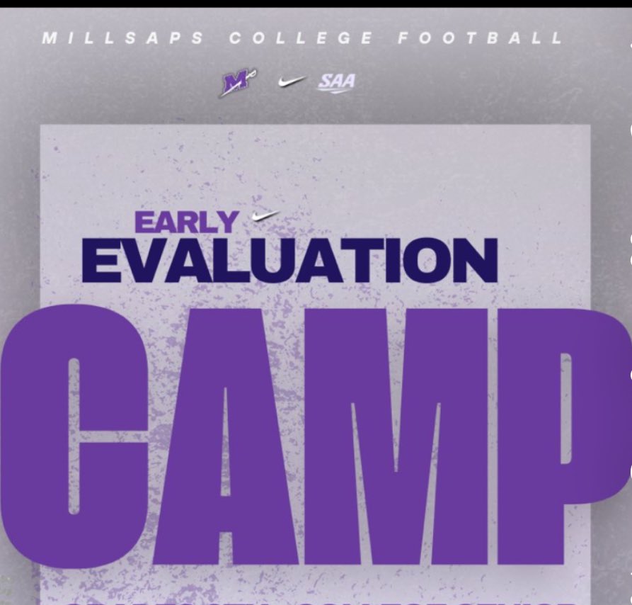 T7 (HYBRID🌟) (@tylerrucker20) on Twitter photo I had a great day at Milsaps football camp🟣⚪️. Great competition. Amazing conversations with coaches. see you soon!!✝️🙏🏾 <a href="/CoachTMar/">Taylor Martin</a> <a href="/CoachBapDL/">Julian Jean-Baptiste</a> <a href="/Coach_Lech/">Brandon Lechtenberg</a> I had a great day at Milsaps football camp🟣⚪️. Great competition. Amazing conversations with coaches. see you soon!!✝️🙏🏾 <a href="/CoachTMar/">Taylor Martin</a> <a href="/CoachBapDL/">Julian Jean-Baptiste</a> <a href="/Coach_Lech/">Brandon Lechtenberg</a>