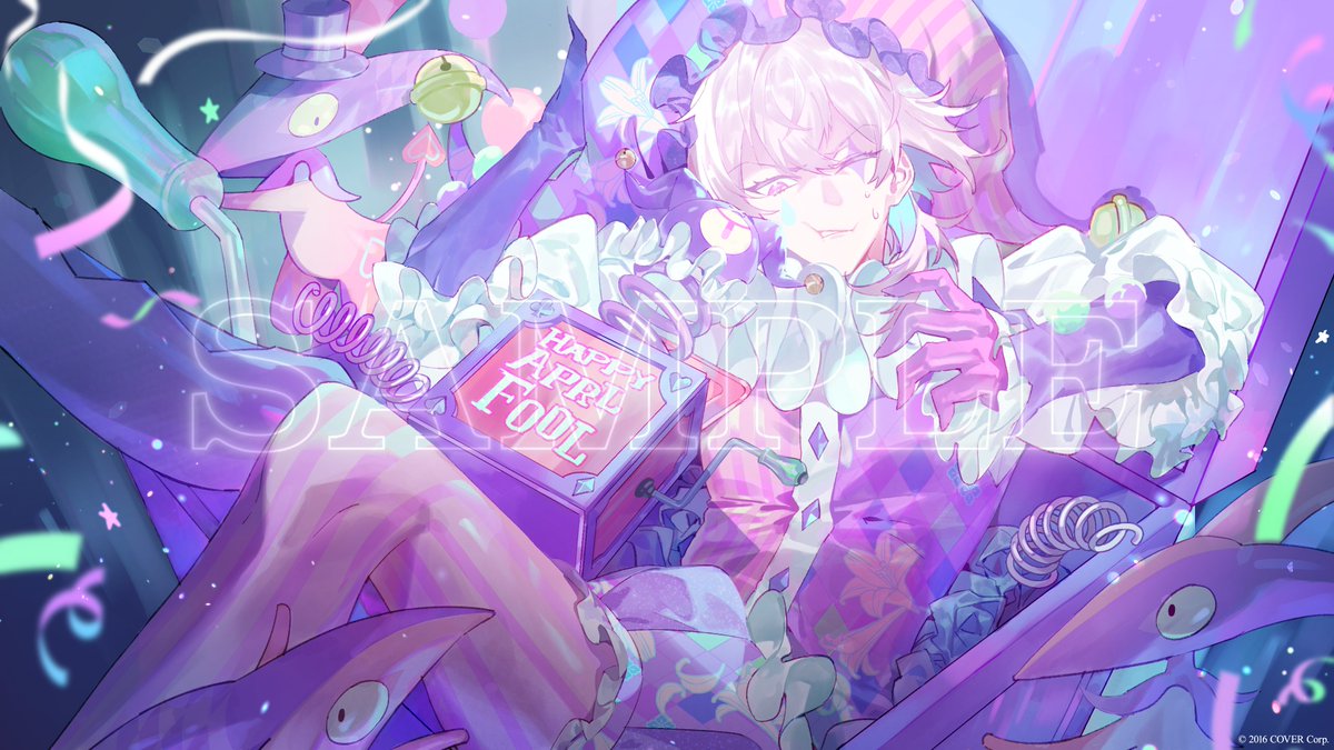 _lynnear's tweet photo. ✮ ⋆ ˚｡𖦹 ⋆｡°✩ 🎪✮ ⋆ ˚｡𖦹 ⋆｡°✩

             I was in charge of          
           April illustration for
HOLOSTARS English Calendar

   ✮ ⋆ ˚｡𖦹 ⋆｡°✩ 🤡✮ ⋆ ˚｡𖦹 ⋆｡°✩ 

🔗 download wallpaper: https://t.co/DH82Vc8D4H

#Bettelful https://t.co/l8GzufNG7x