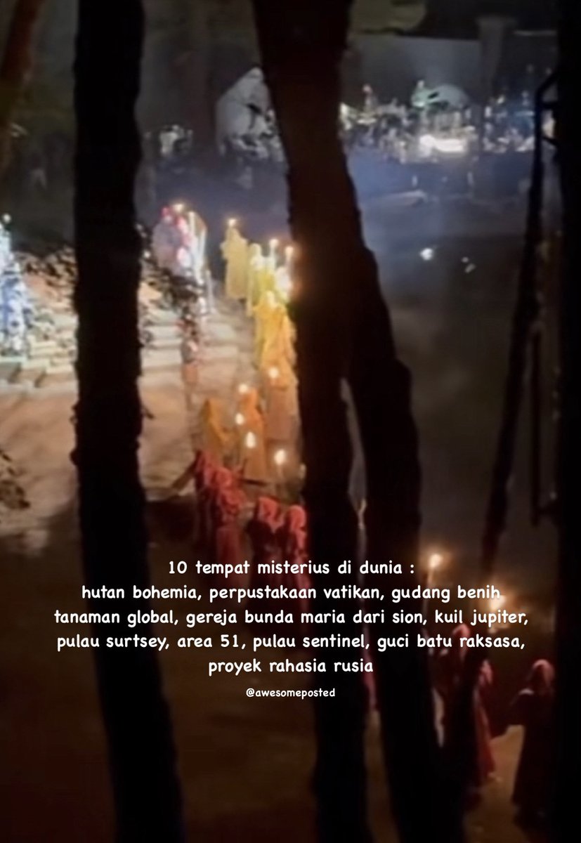 footage mengerikan bocor
rahasia dunia yang disembunyikan
— a thread