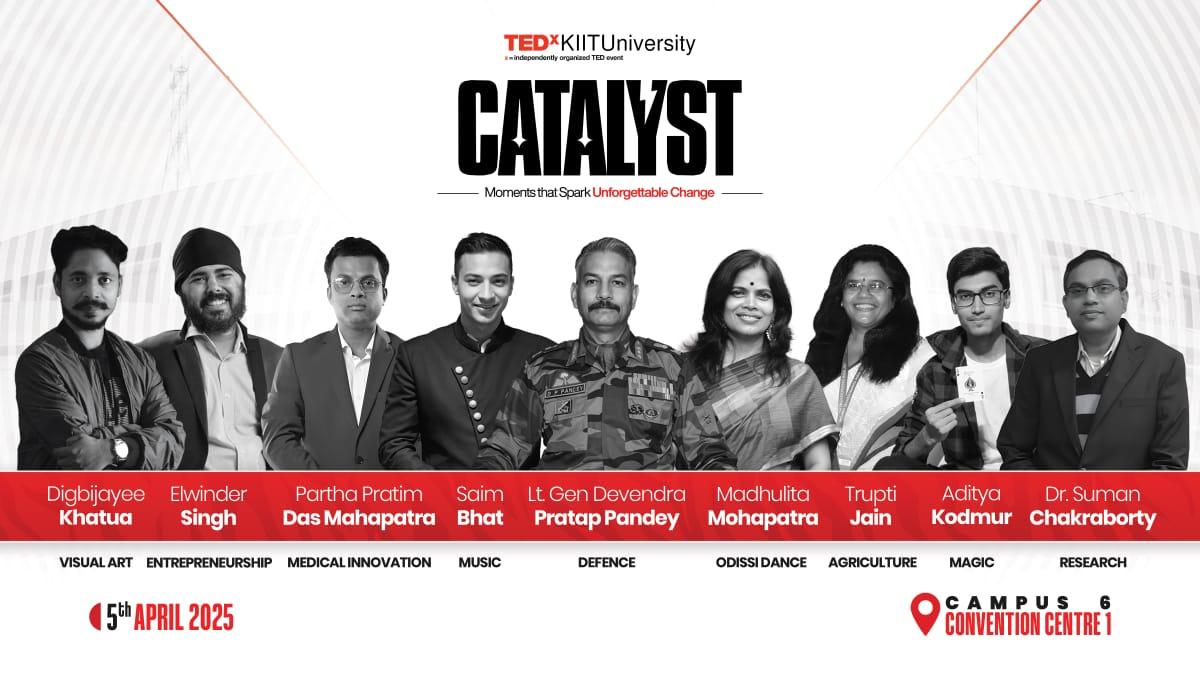 ABHISHEK MOHANTY 🇮🇳🌳🌍 (@i_m_abhishek135) on Twitter photo Heading into #TEDx today with the theme "Catalyst – Moments that Spark Unforgettable Change" Can’t wait to hear from these amazing speakers who inspire across Defence, Art, Innovation, and more!
<a href="/achyuta_samanta/">Achyuta Samanta</a> <a href="/KIITUniversity/">KIIT - Kalinga Institute of Industrial Technology</a>
#IgniteTheSpark #StudentDiaries #LearningNeverStops Heading into #TEDx today with the theme "Catalyst – Moments that Spark Unforgettable Change" Can’t wait to hear from these amazing speakers who inspire across Defence, Art, Innovation, and more!
<a href="/achyuta_samanta/">Achyuta Samanta</a> <a href="/KIITUniversity/">KIIT - Kalinga Institute of Industrial Technology</a>
#IgniteTheSpark #StudentDiaries #LearningNeverStops