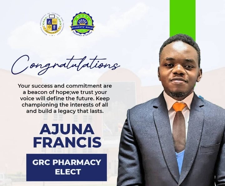 Thank you <a href="/MbararaUST/">Mbarara University</a> <a href="/mbupsa/">MBUPSA</a> and the pharmacy fraternity of MUST  for the trust and opportunity granted. Dedicated to serve you for the best of Pharmacy and MUST at large.