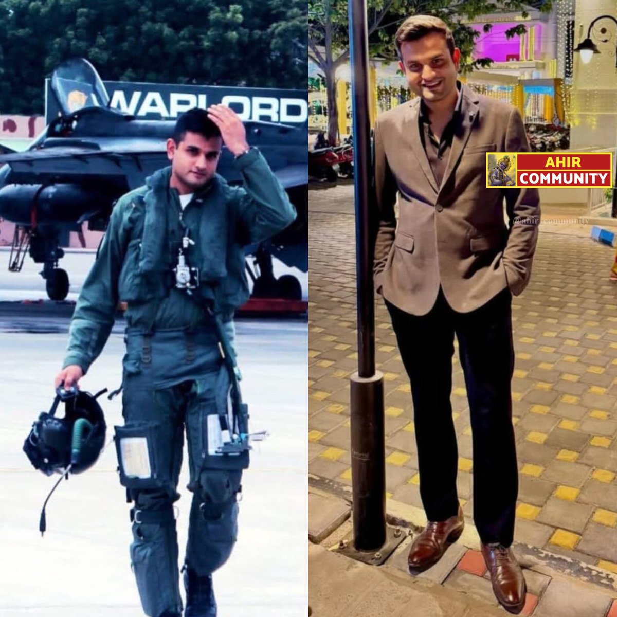 Harshitydvv's tweet image. अहीरवाल की वीरभूमि ने एक और सपूत खो दिया। भारतीय वायुसेना के जांबाज पायलट शहीद सिद्धार्थ यादव ने देश की रक्षा के लिए अपने प्राण न्यौछावर कर दिए।

जय हिंद! वंदे मातरम्!
#सिद्धार्थ_यादव_अमर_रहें