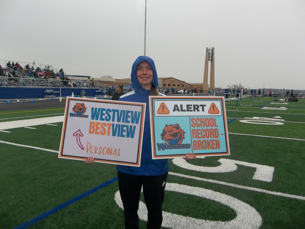OMAHA WESTVIEW GIRLS TRACK & FIELD (@ops_westviewgtf) on Twitter photo <a href="/OPS_WVAthletics/">Westview Athletics</a> <a href="/OPS_Westview/">Westview High</a> McKenna Rempe remained a constant for us in the 400M dash - bringing home 4th place, a PR, and a school record of 1:00.55 👀 <a href="/OPS_WVAthletics/">Westview Athletics</a> <a href="/OPS_Westview/">Westview High</a> McKenna Rempe remained a constant for us in the 400M dash - bringing home 4th place, a PR, and a school record of 1:00.55 👀