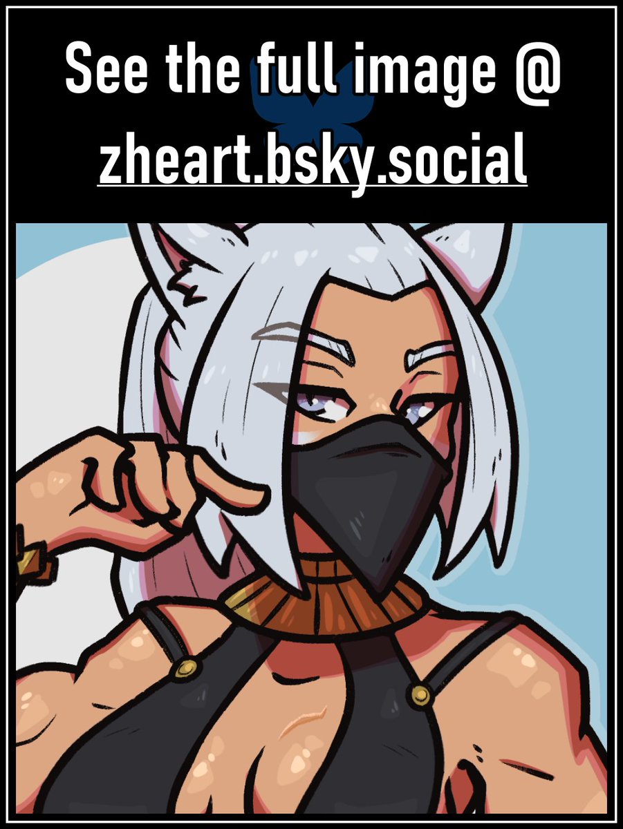 Check out a buff Miqo'te in a dress over on 🦋! Link in bio.