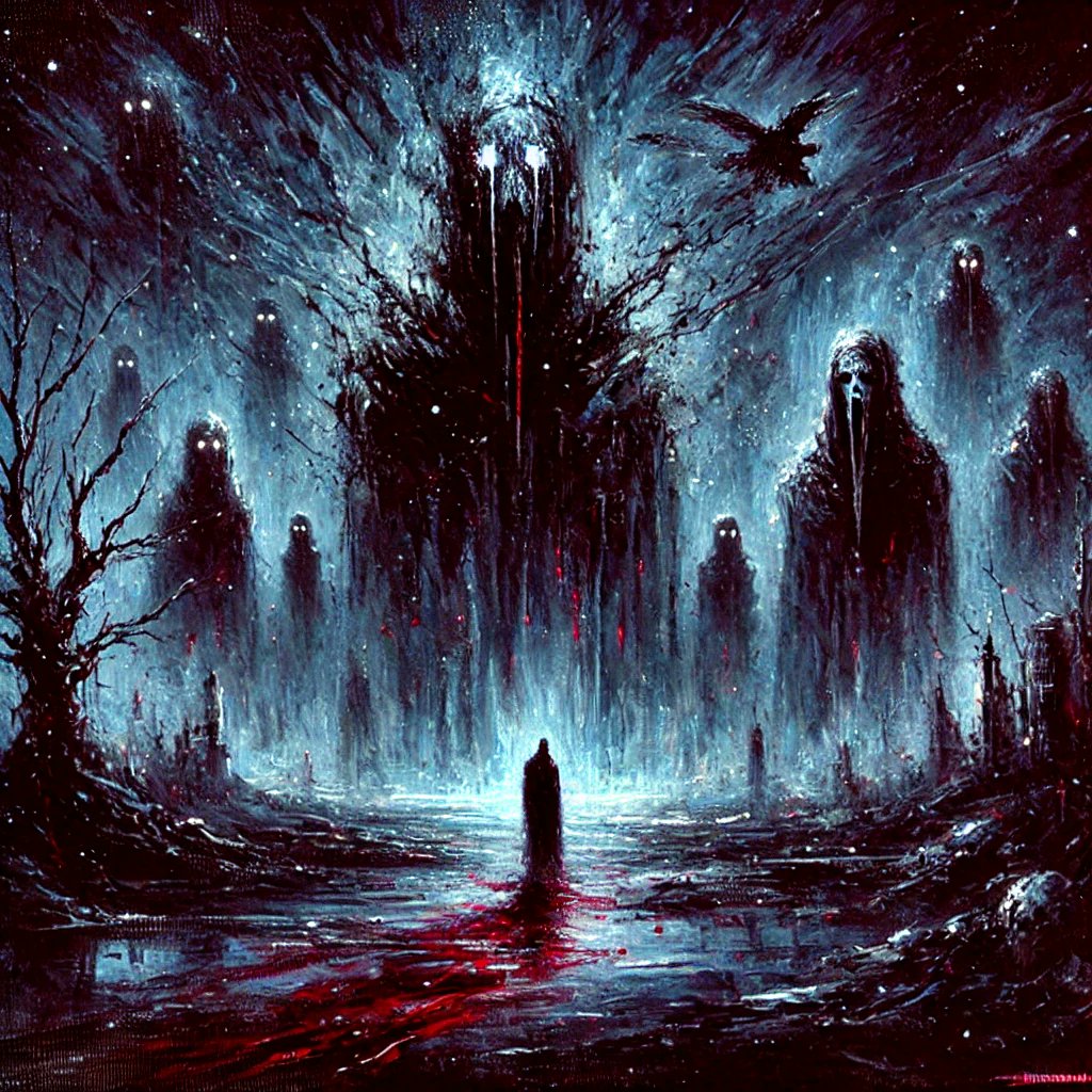 They smiled once
and spoke
with warmth

But now
they haunt
the edge of
your happiness

faceless ghosts
with hollow eyes
you can't forget

They don't speak
They don't have to
Their silence
cuts
more than words

They watch
not from love
but measure

Every truth
you bleed
they call