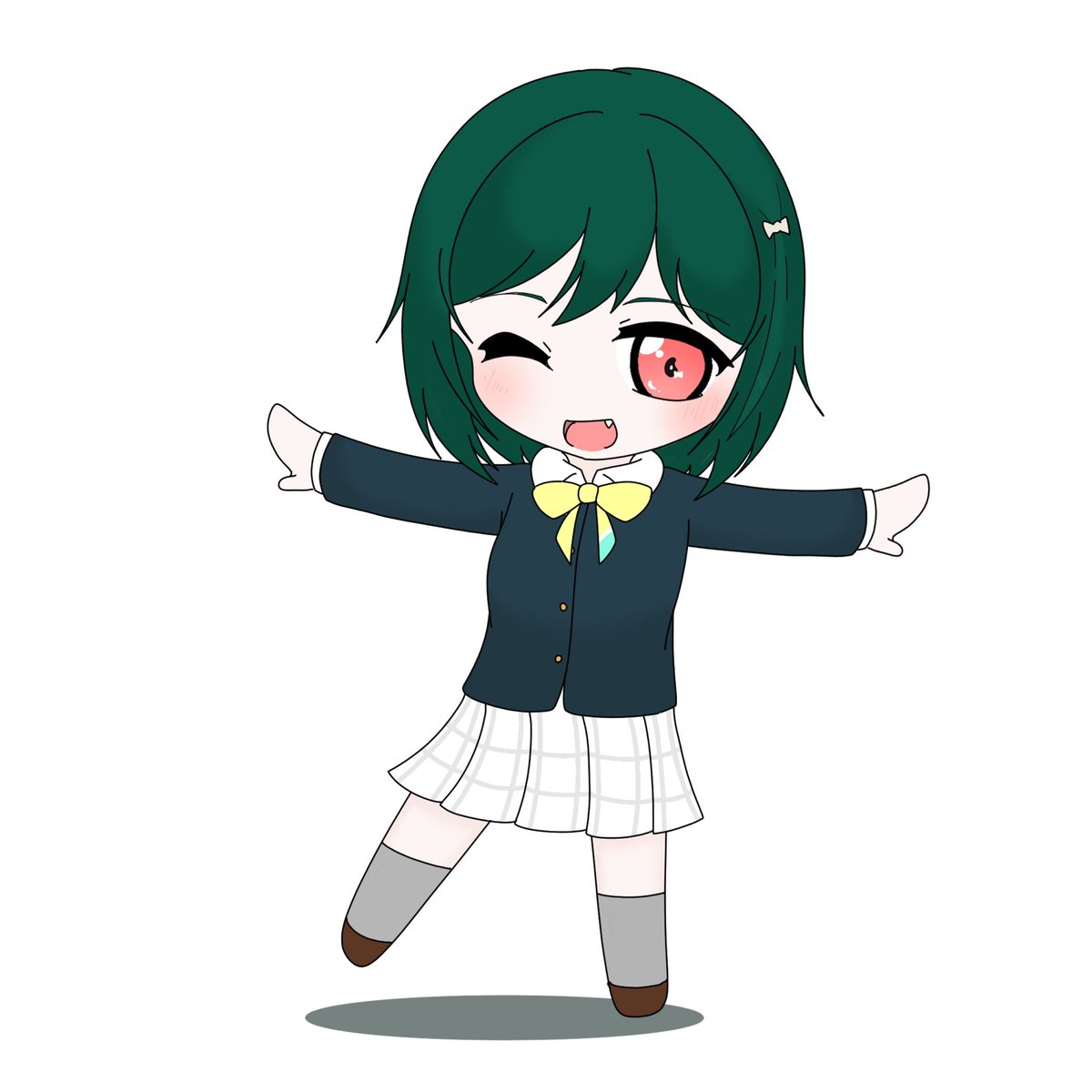 三船栞子 「 」|むすび⁶のイラスト