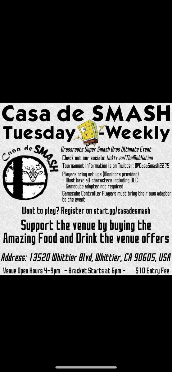start.gg/tournament/cas…
Free Sephiroth Amiibo raffle included! See y’all there this Tuesday