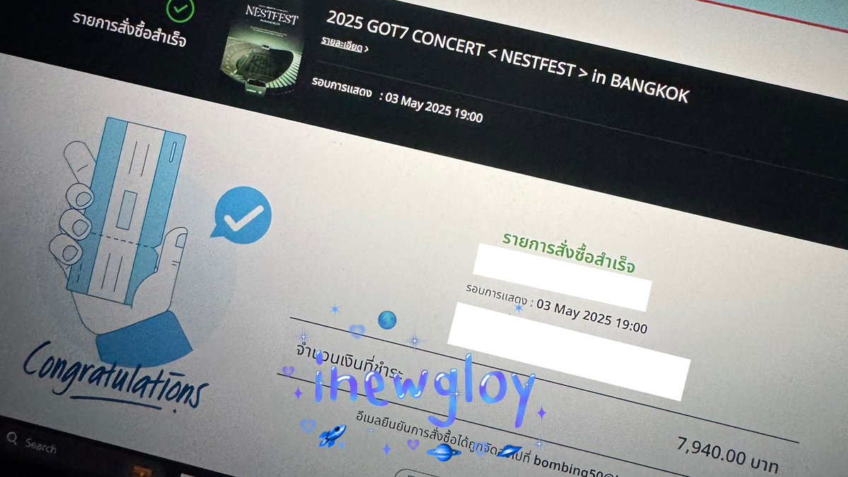 inewgloy's tweet photo. ผมทำได้ㅠㅠ #GOT7_NESTFESTinBKK https://t.co/edOCWOAeyt
