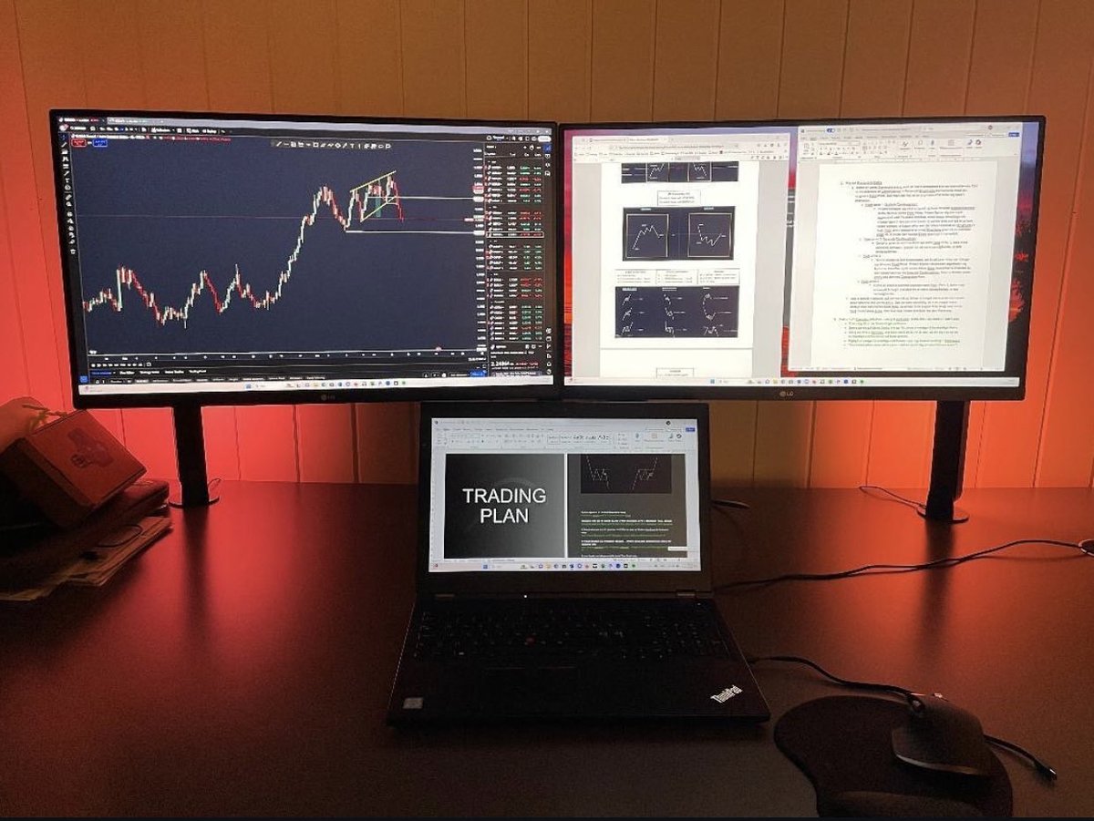 profxtrader22's tweet photo. Weekend work 🔥🦅📈 what are you working on right now?
#trading #tradingcommunity #stocktrader #tradingstrategy #tradingtips https://t.co/DjOLJTvzeg