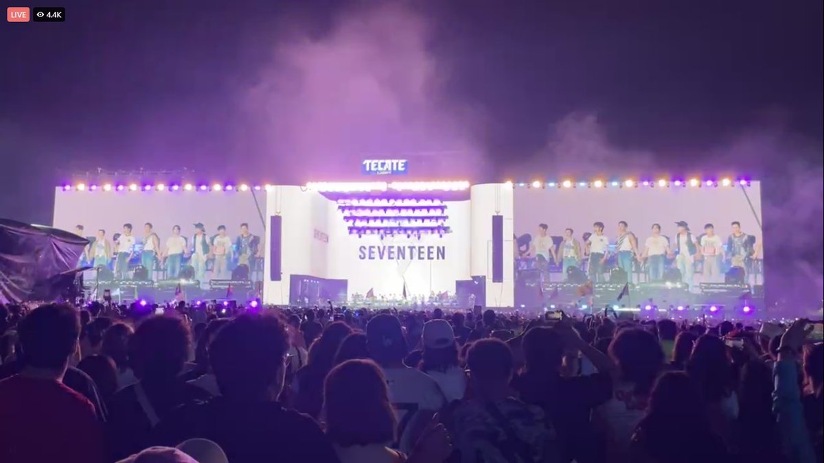 jwwoah's tweet image. another history that #SEVENTEEN has made. the first ever kpop group to perform in tecate pa'l norte in mexico. we're so proud of you seventeen!!! 🩵🩷

#SEVENTEENatPalNorte2025