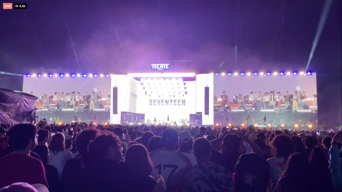 jwwoah's tweet image. another history that #SEVENTEEN has made. the first ever kpop group to perform in tecate pa'l norte in mexico. we're so proud of you seventeen!!! 🩵🩷

#SEVENTEENatPalNorte2025