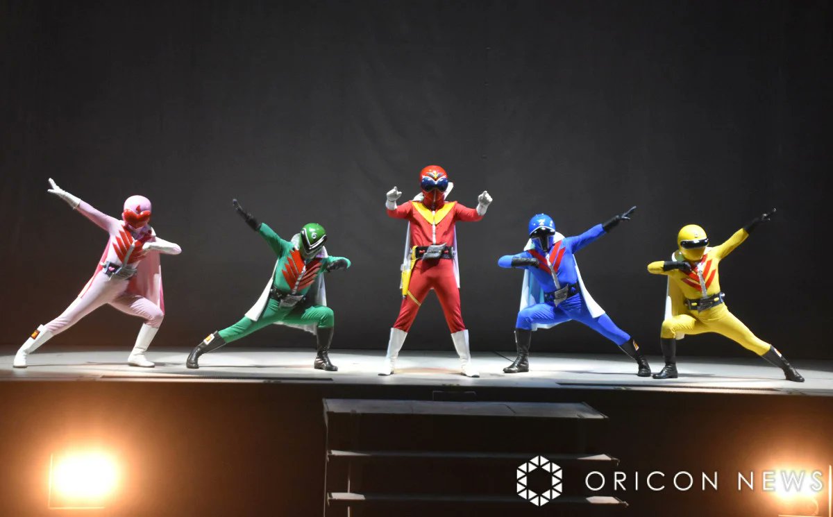 SentaiFive's tweet photo. The Goranger cast on stage at the Premium Event

#Goranger #秘密戦隊ゴ���ンジャー #スーパー戦隊50周年 https://t.co/CG8GLTm7IZ