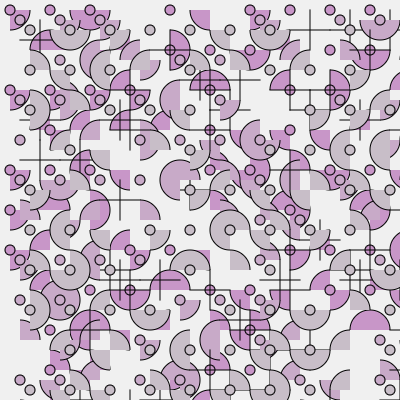 __ma_ring__'s tweet image. 幾何学模様だけどなんかオーガニック感じになった。
かわいい。
#processing #p5js #creativecoding