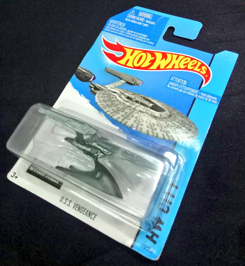 Hot Wheels - Star Trek USS Vengeance.

USS Vengeance, pesawat perang Federation versi film "Star Trek: Into Darkness" (2013).

Produksi tahun 2013.

Rp50.000.
