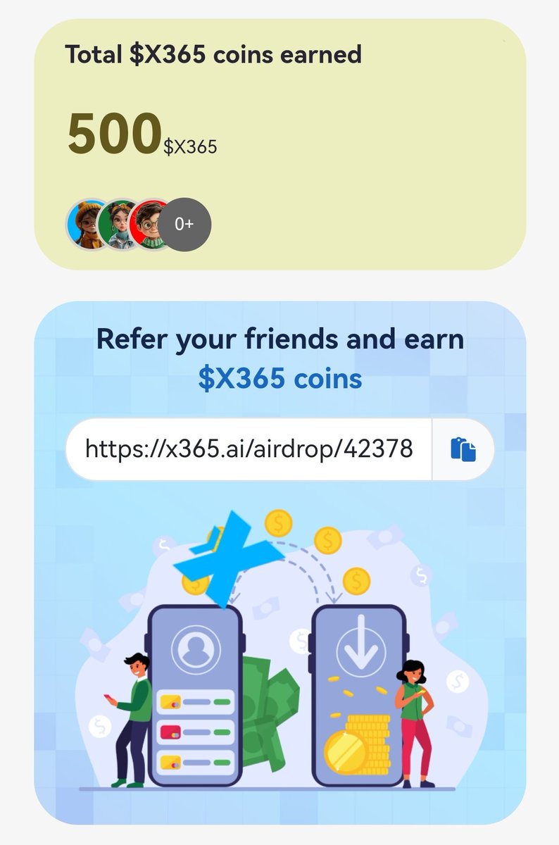 That's how easy to get your own free airdrop.
Register and get your airdrop before the AI token gets live. 
x365.ai/airdrop/423786…

Click the link and claim your free airdrop in seconds !!!