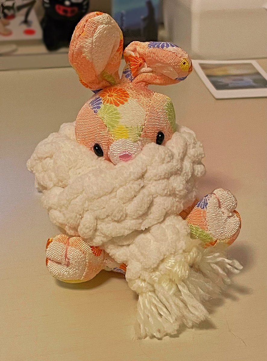 ふわふわのマフラーがなった