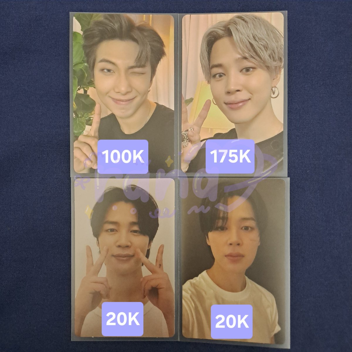 climinie's tweet photo. wts photocard mots br namjoon jimin &amp; face jimin exc pack, admin oren 7,5%. take pc mots br wajib take min 1 pc face. anw pc mots br aku lepas sesuai hb! good condi &amp; dom jakarta https://t.co/AxWxGyajqS