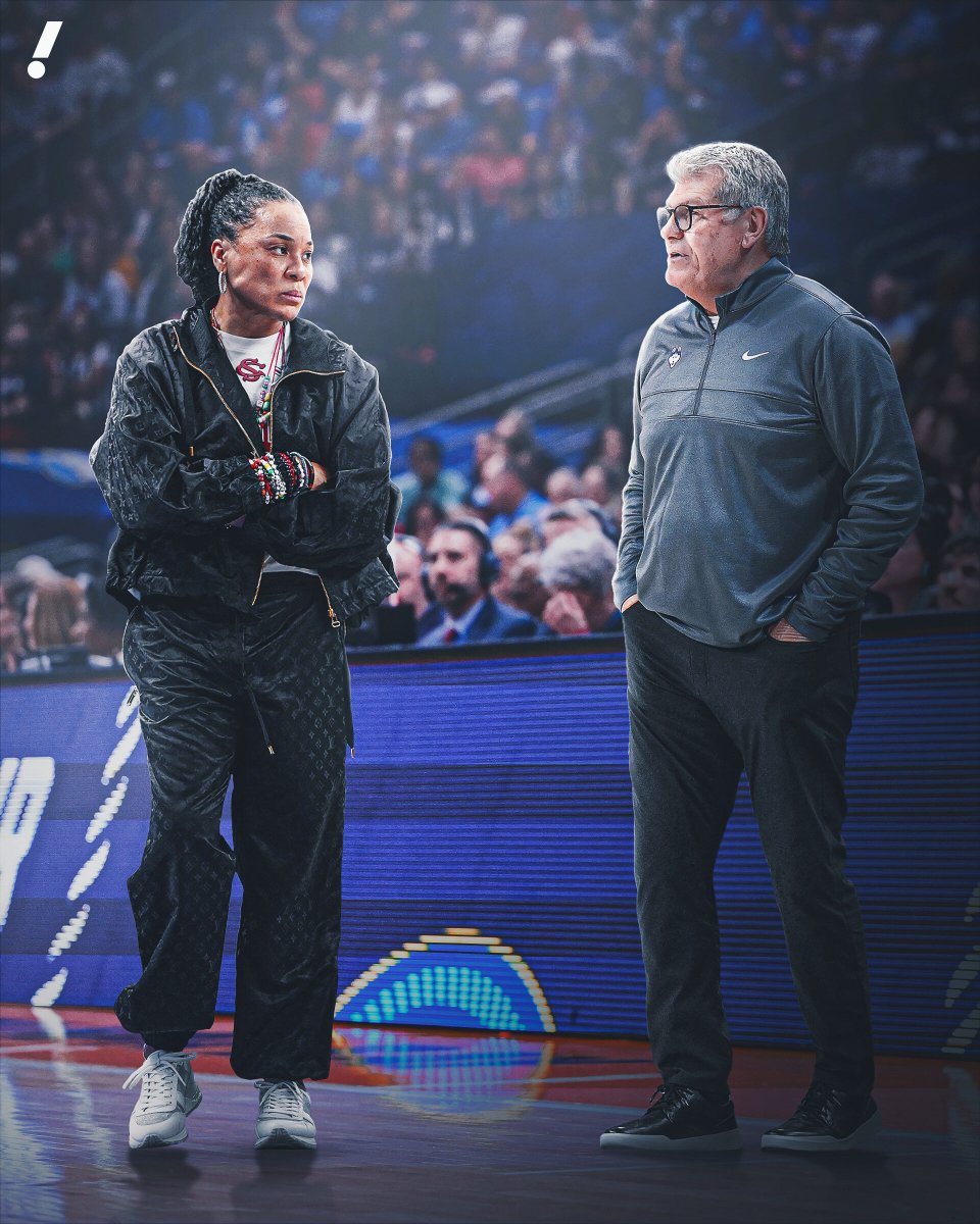 TWO LEGENDARY COACHES RETURN TO THE NATTY 🏆

Dawn Staley and South Carolina vs. Geno Auriemma and UConn 🍿