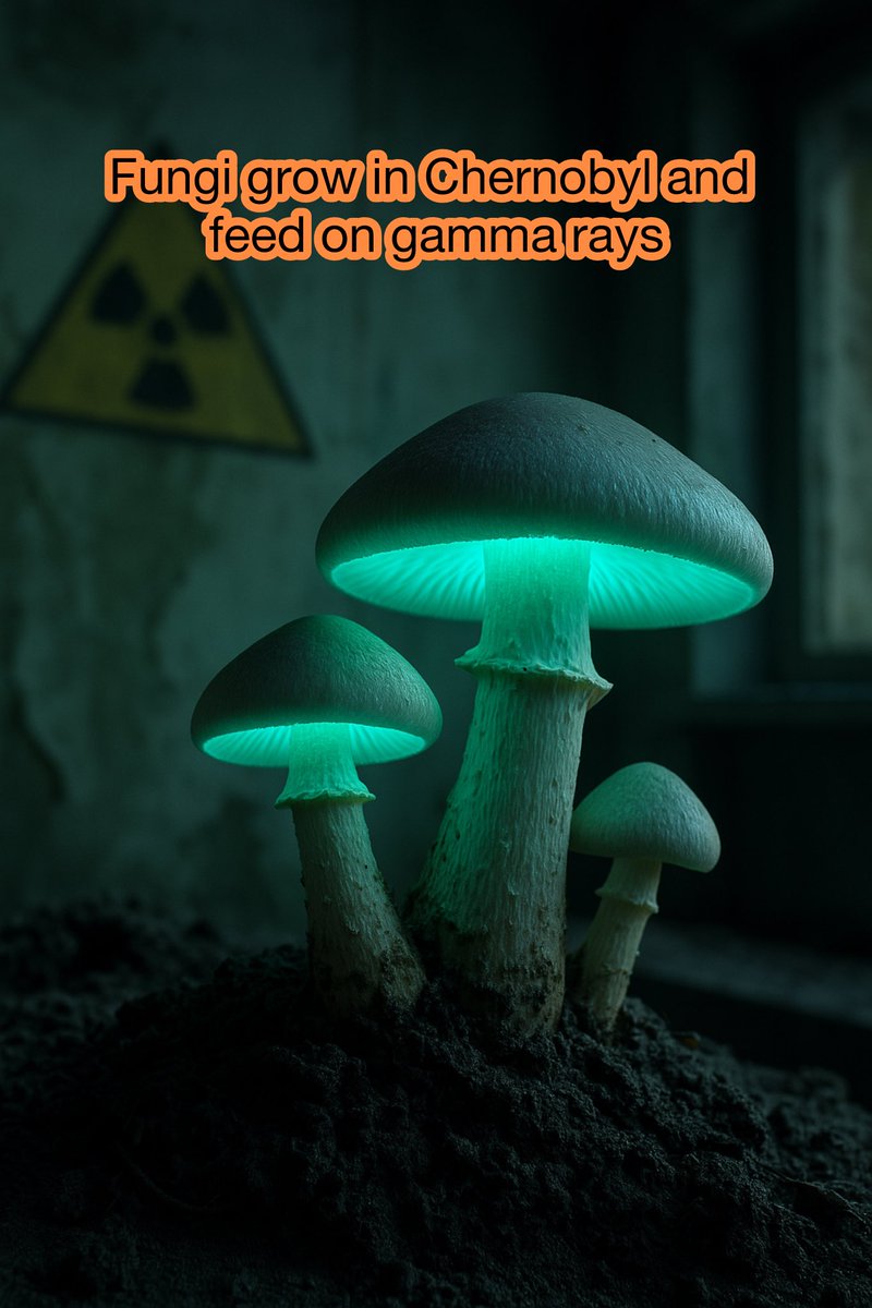 datronis_'s tweet photo. 🍄 From Radiation to Redemption 🌱
In the heart of Chernobyl’s radioactive ruins, something unexpected is growing !

#Chernobyl #Fungi #Mushrooms #RadiotrophicFungi #englot #Science #planet #plants #technology #Bioremediation #GoodBadUglyTrailer #article #news #GoodBadUgly https://t.co/tjSDEZ8OtL