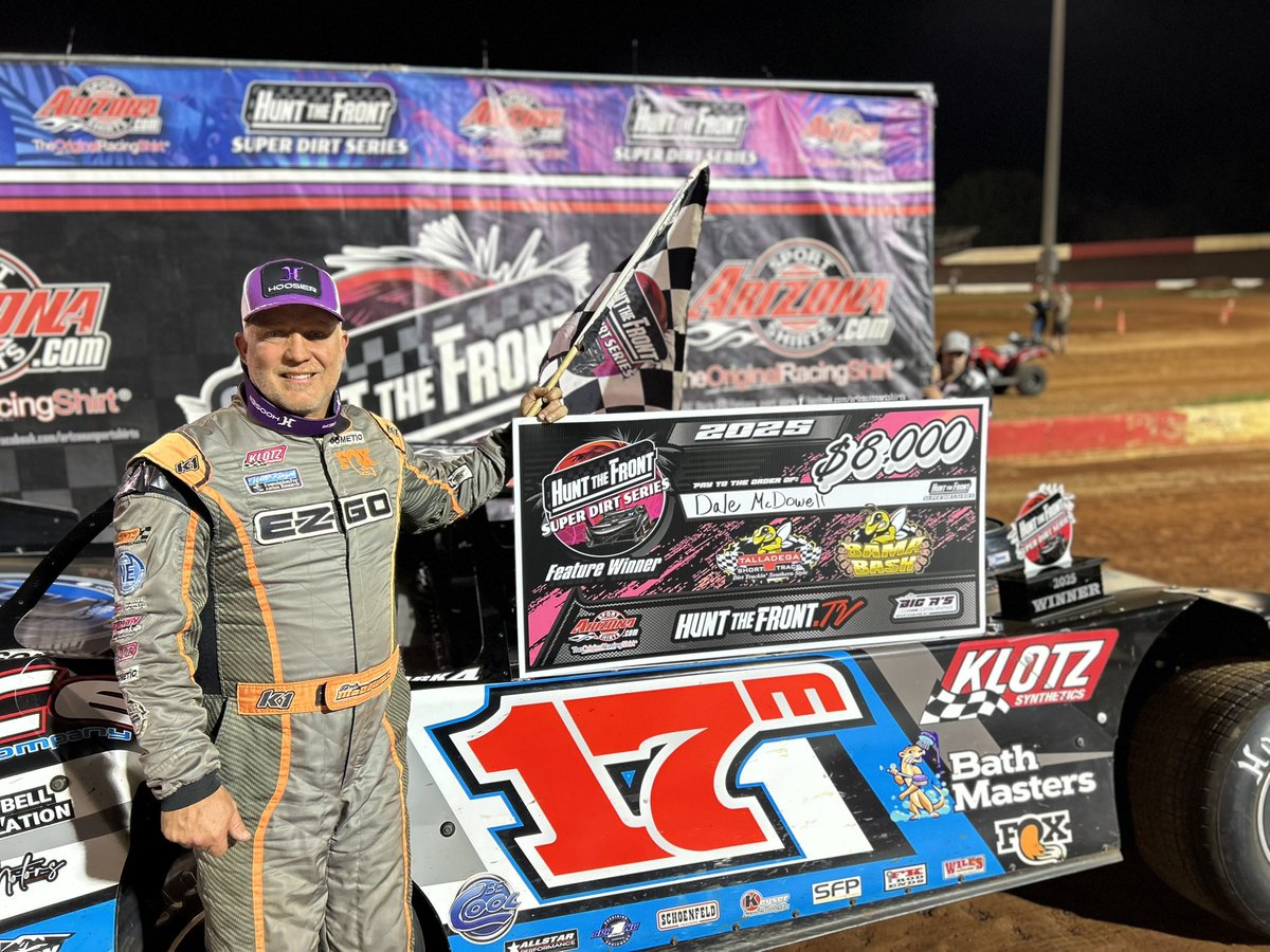 Hunt the Front Super Dirt Series (@huntthefrontsds) on Twitter photo The โMacDaddyโ <a href="/DaleMcDowell17m/">Dale McDowell</a> wins night one of the Bama Bash with a last-lap pass here at <a href="/tsthornetsnest/">TST (Talladega Short Track)</a>! ๐ The โMacDaddyโ <a href="/DaleMcDowell17m/">Dale McDowell</a> wins night one of the Bama Bash with a last-lap pass here at <a href="/tsthornetsnest/">TST (Talladega Short Track)</a>! ๐