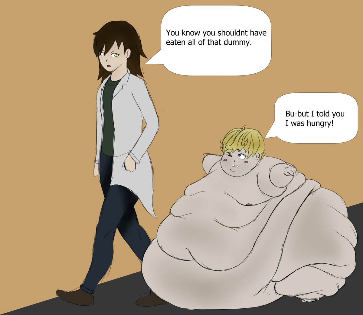CMBDrawings's tweet image. when your blob just doesnt know what self control is