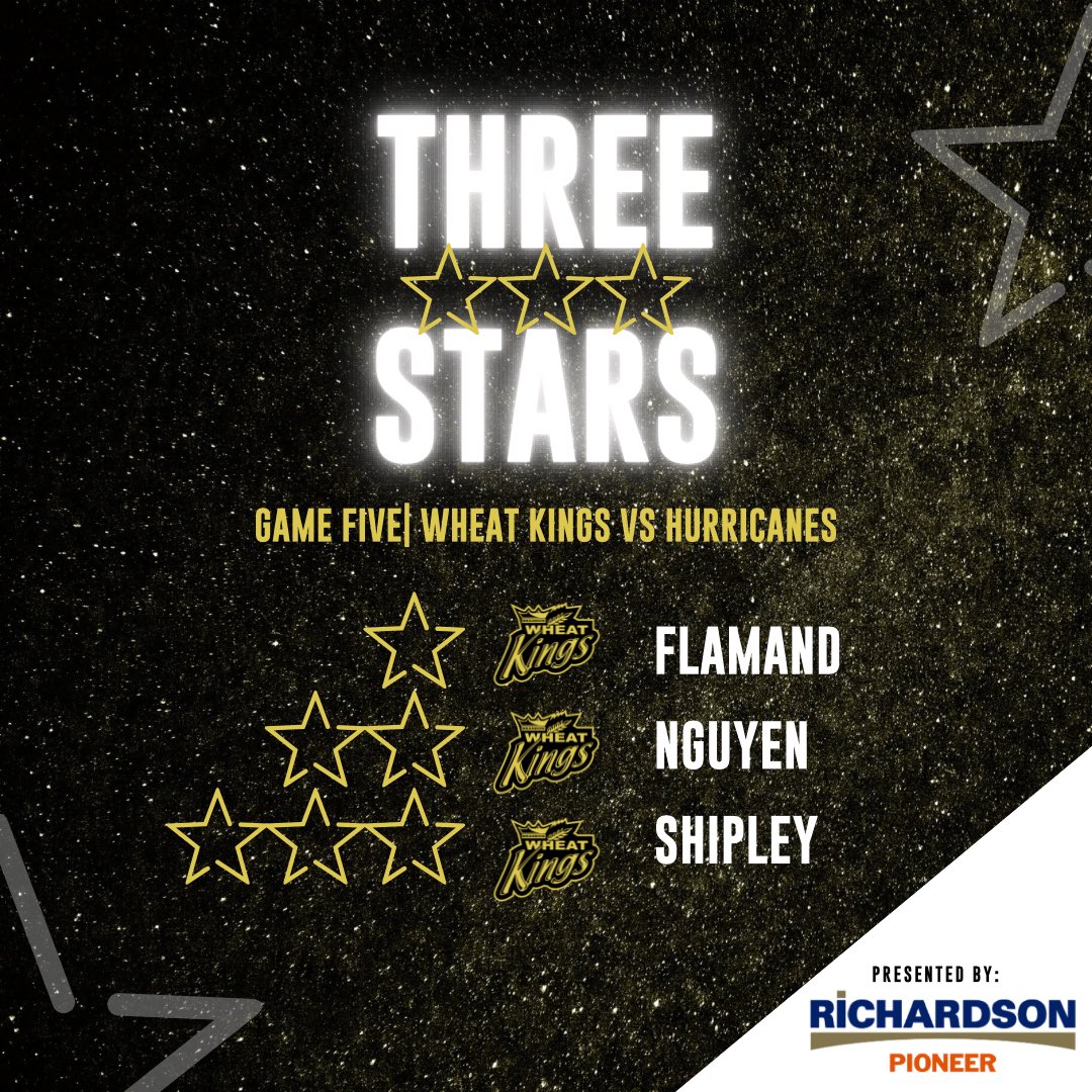 bdnwheatkings's tweet photo. Gentlemen, all three of you were remarkable players and excellent young men this season. We have been privileged to call you Wheat Kings. https://t.co/96ie72rFEu