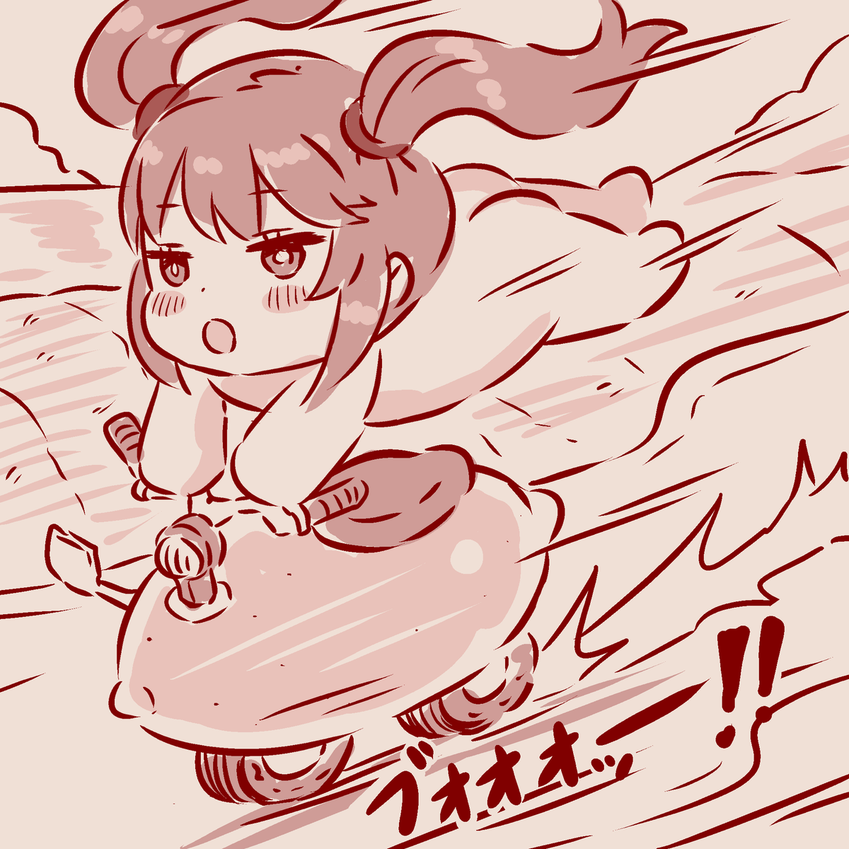 「うおおお!! 」|サッサ@skeb募集中のイラスト
