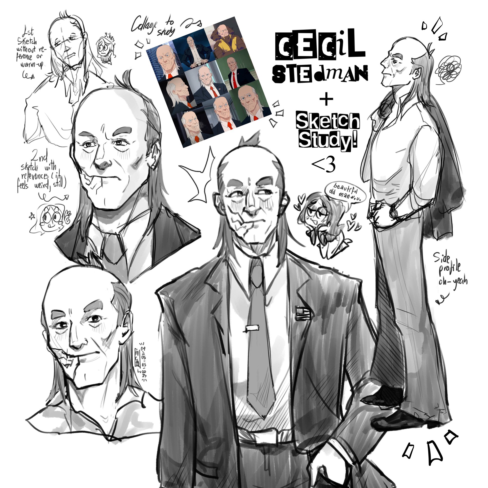 Clara on X: Cecil Stedman the man you are cecilstedman invinciblefanart  sketches t.coTOo9pJ4uHb  X