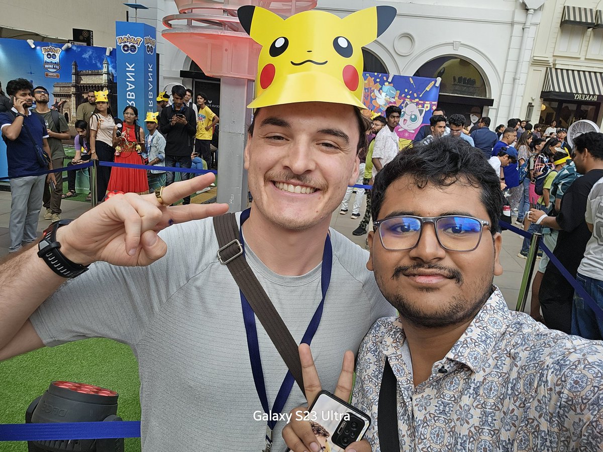R3d1ucas's tweet photo. First official Pokémon GO City Safari in India – Mumbai vibes! 🇮🇳 Grateful to be part of this epic adventure, huge thanks to The Pokémon Company for making it happen! 🙏 Met some famous content creators and made awesome friends – absolutely thrilled! 😍✨ #PokemonGO https://t.co/mPdpCStDBC